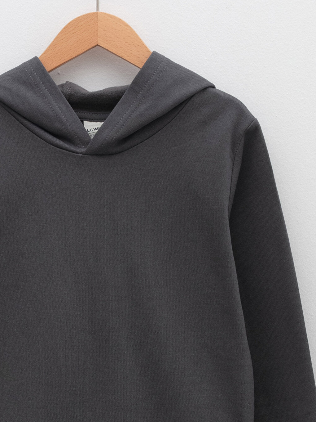 Hooded Basic Long Sleeve Boy's Sweatshirt