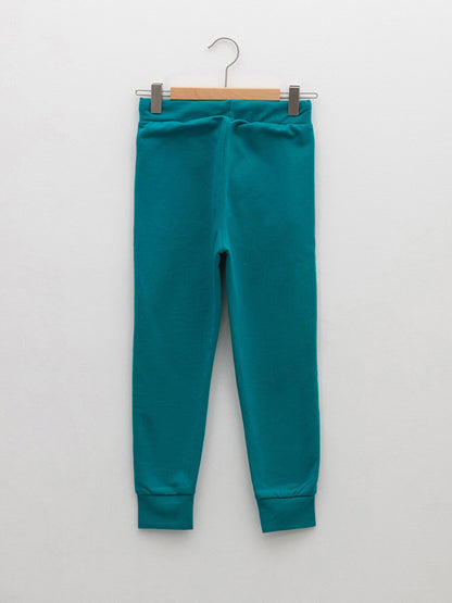 Basic Boy's Jogger Sweatpants with Elastic Waist