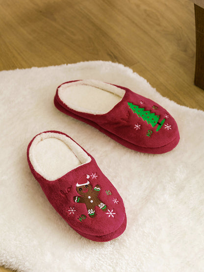 Christmas Themed Women Home Slippers