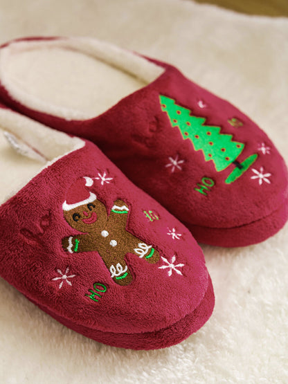 Christmas Themed Women Home Slippers