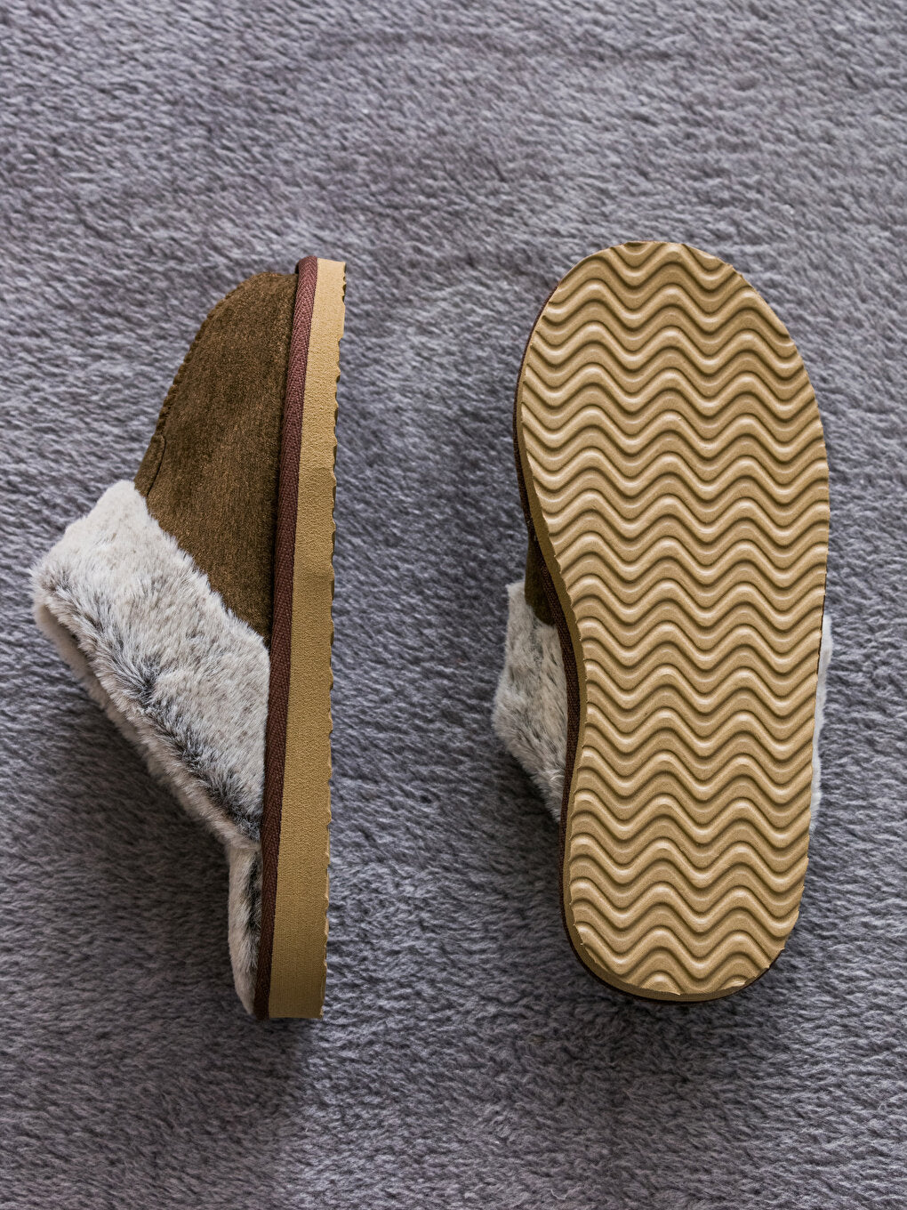 Front Closed Suede Women's Home Slippers