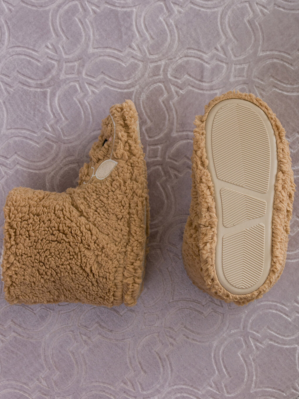 Women's Home Boots with Embroidery Detail