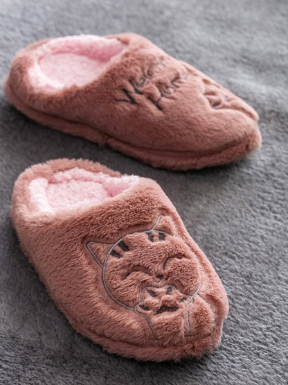 Embroidered Women Home Slippers