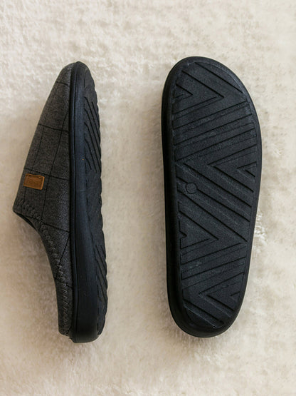 Label Printed Men's Home Slippers