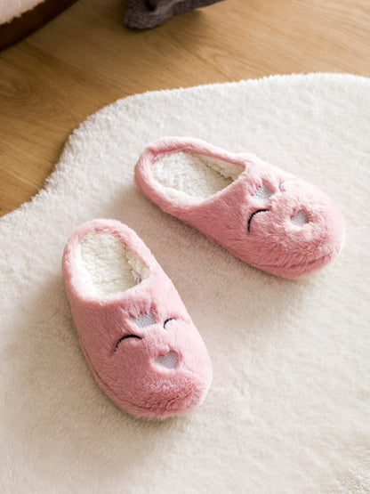 Embroidered Women's House Slippers