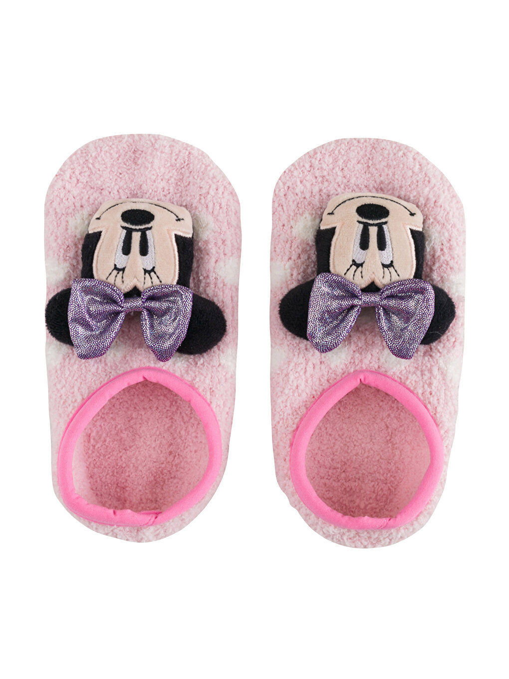 Minnie Mouse Printed Girl's Home Socks