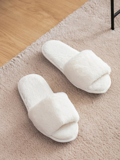 Plush Women's House Slippers