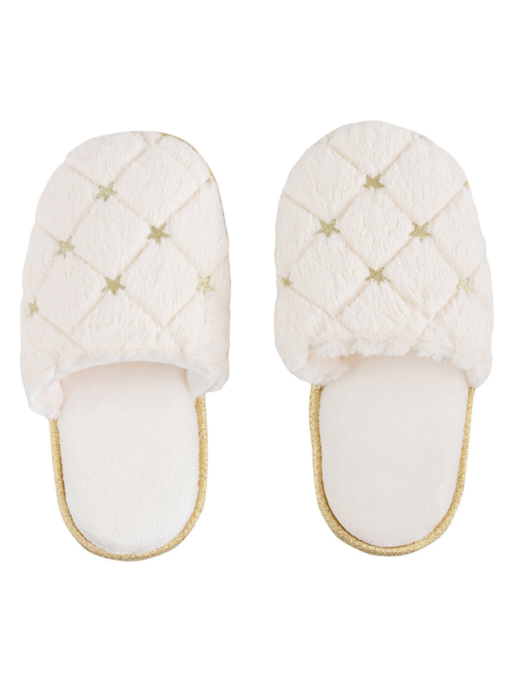 Star Embroidered Women's Home Slippers