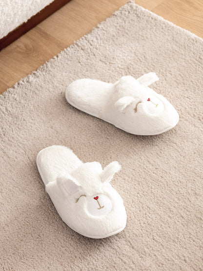 Embroidered Women Home Slippers