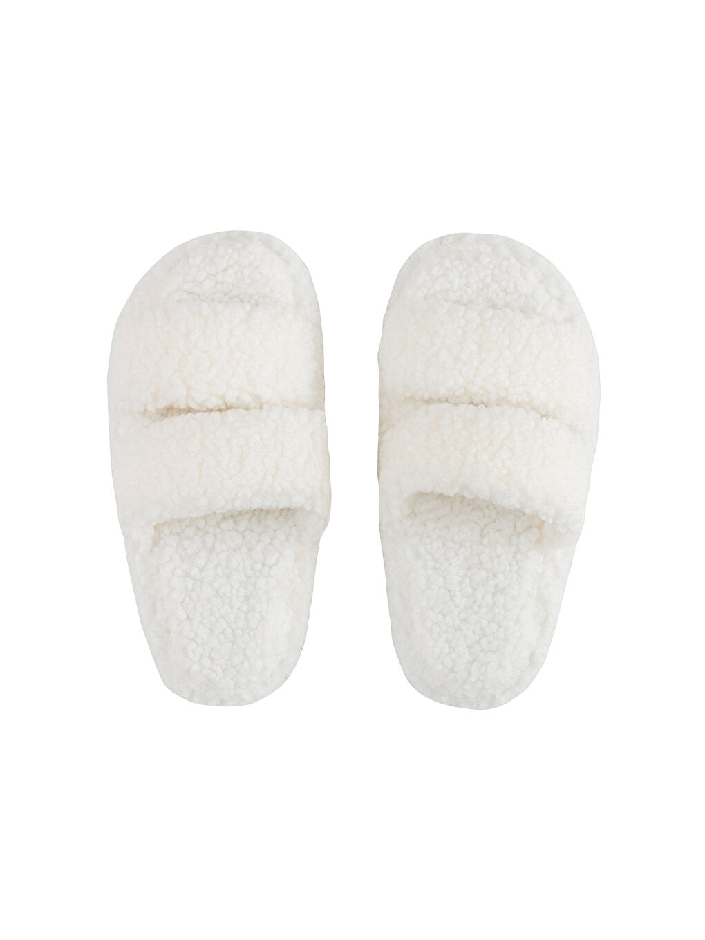 Plush Double Band Women Home Slippers