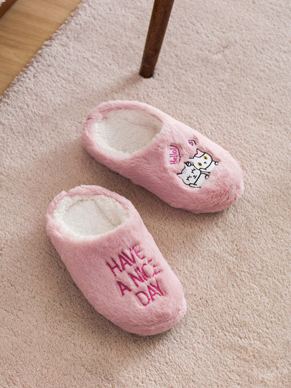 Embroidered Women Home Slippers