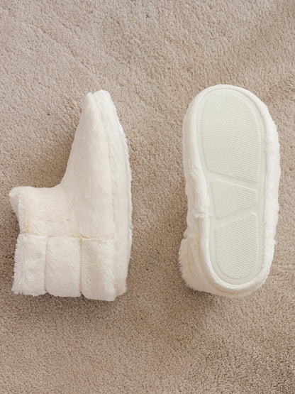 Flat Plush Women's Home Boots