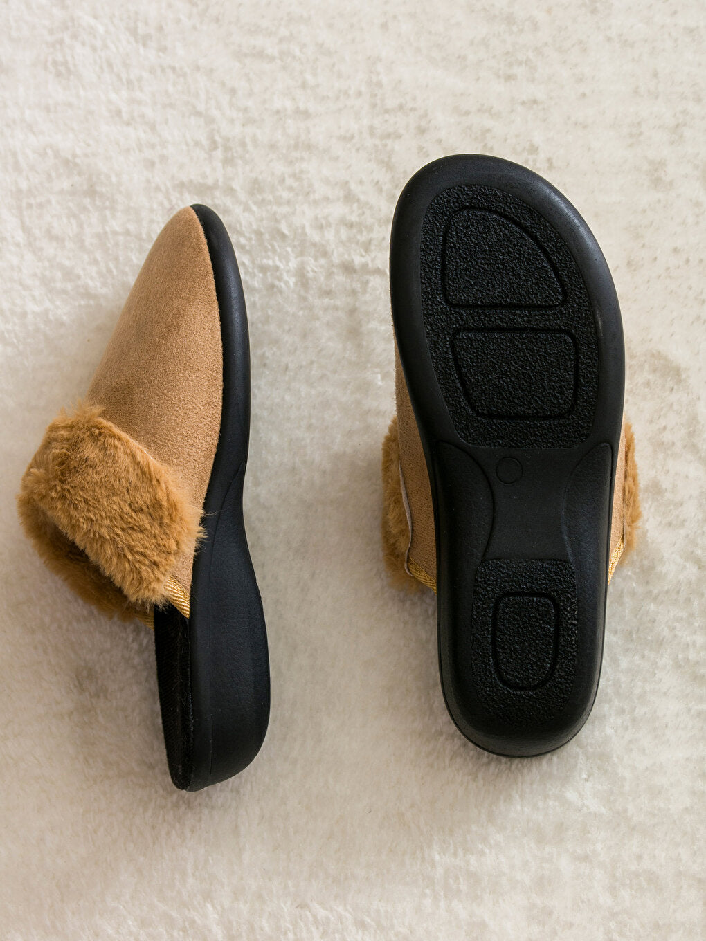 Front Closed Suede Women's Home Slippers