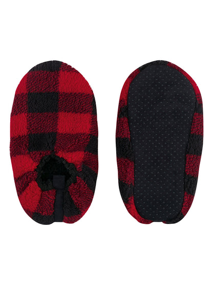 Plaid Patterned Women's Home Shoes