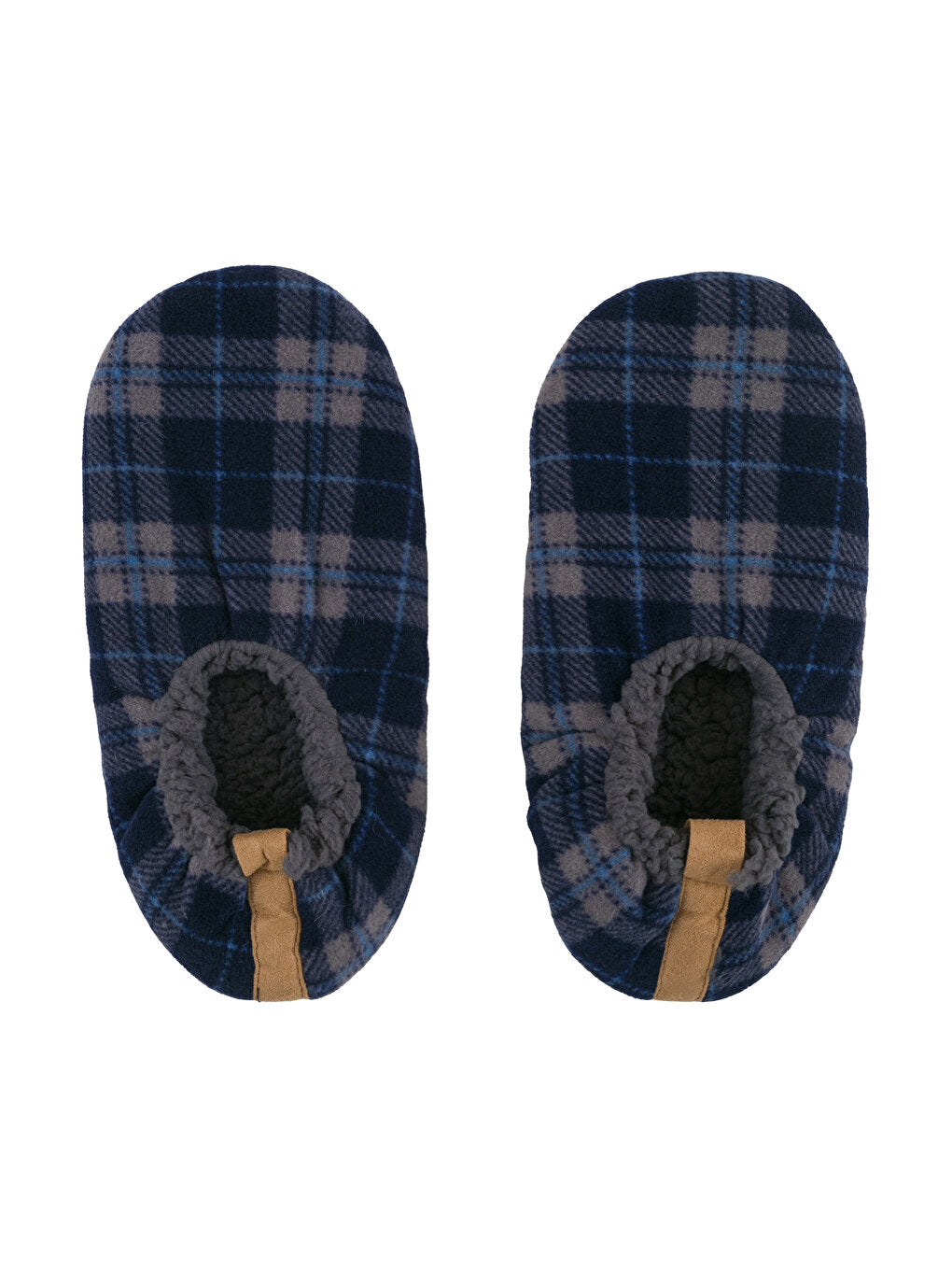 Plaid Patterned Men's Home Shoes