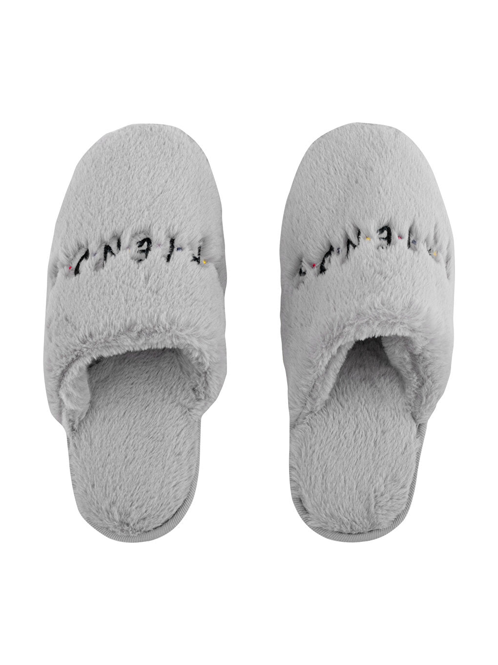 Friends Printed Plush Women Home Slippers