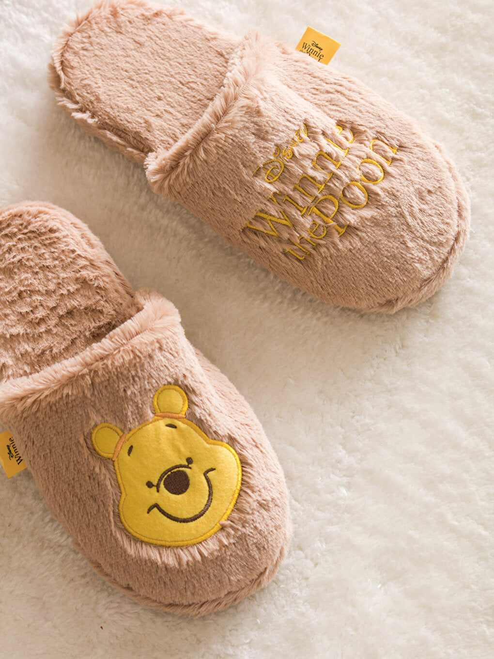 Winnie the Pooh Embroidered Women's House Slippers