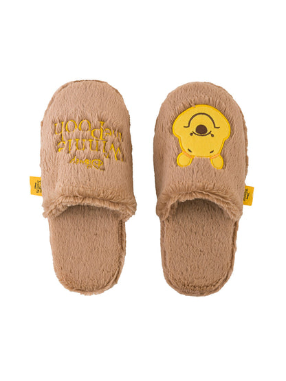 Winnie the Pooh Embroidered Women's House Slippers