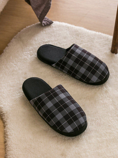 Patterned Men's House Slippers