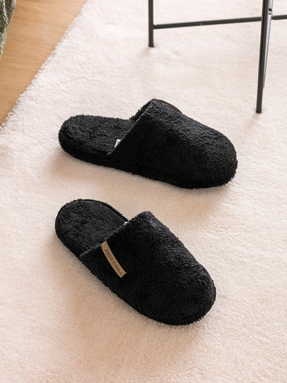 Plush Men's House Slippers