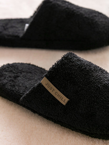 Plush Men's House Slippers