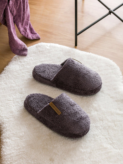 Plush Men's House Slippers