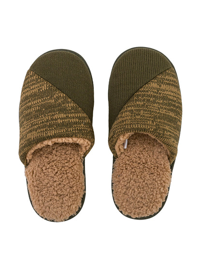 Self Patterned Men's Home Slippers