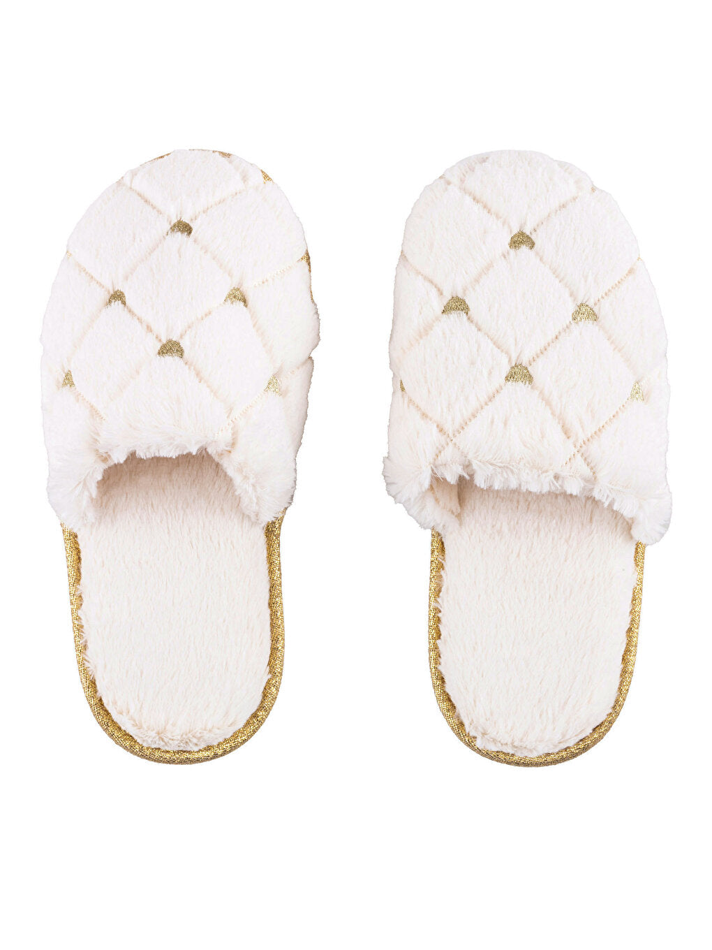 Heart Embroidered Women Home Slippers