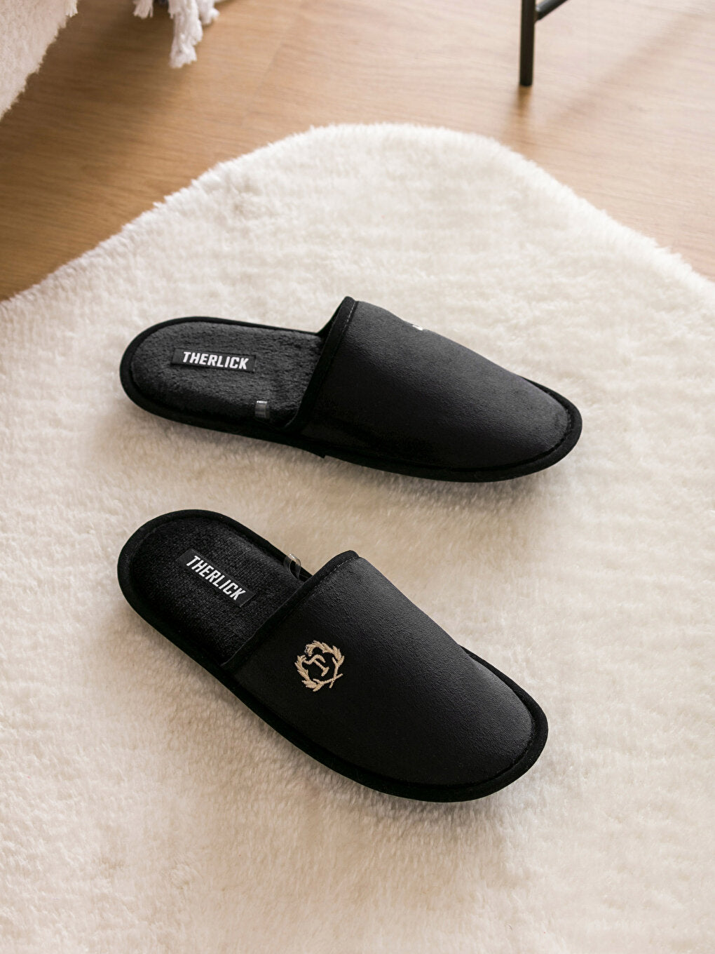 Embroidered Men's House Slippers