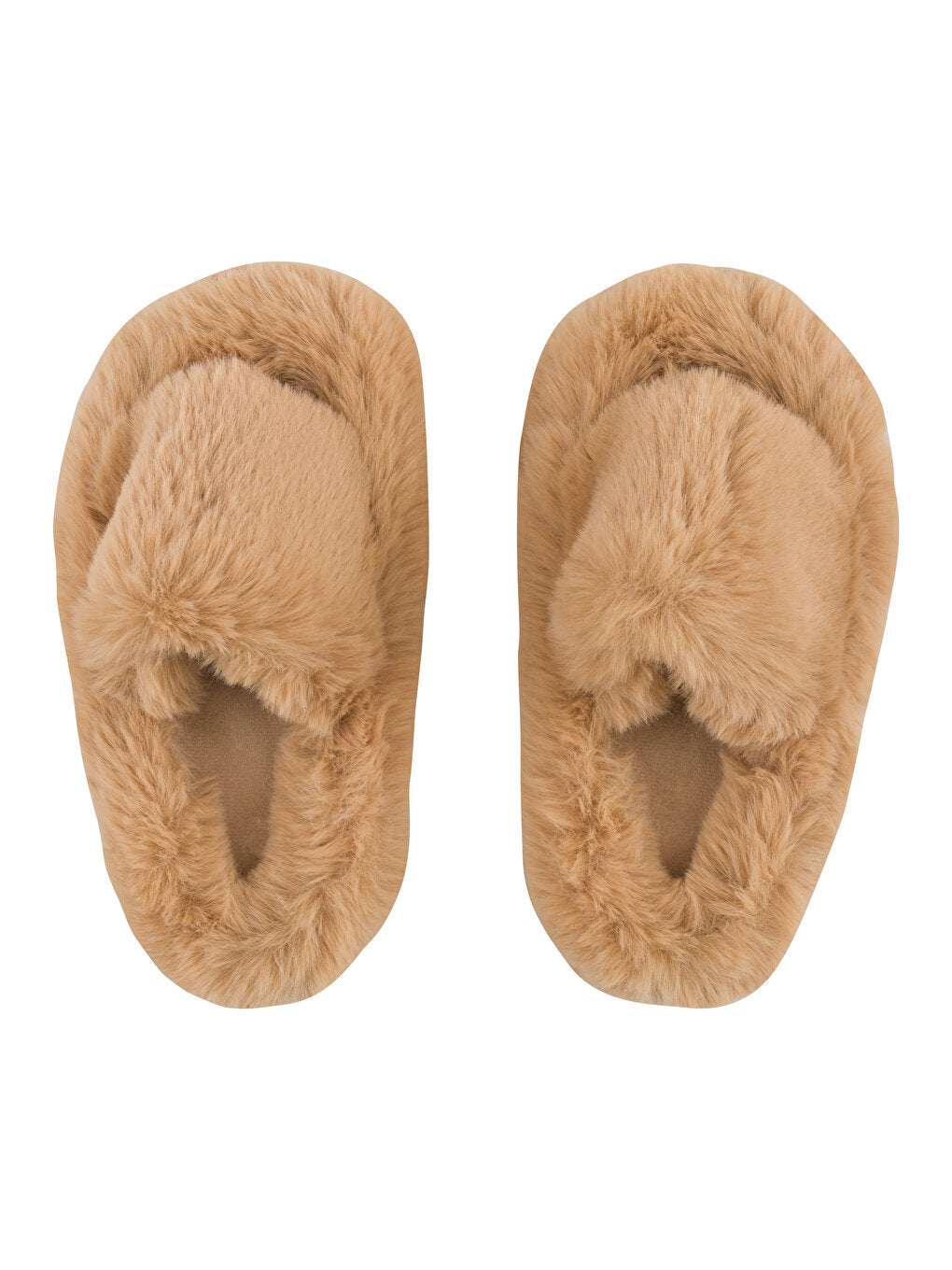 Single Band Plush Women House Slippers