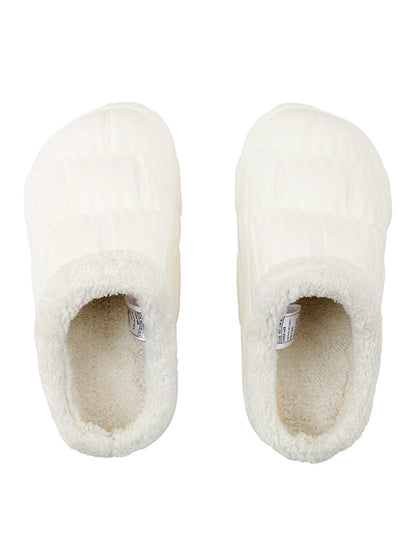 Closed Front Plush Women's House Slippers