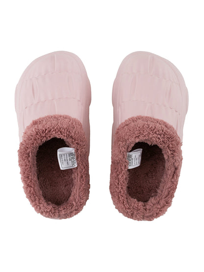 Closed Front Plush Women's House Slippers