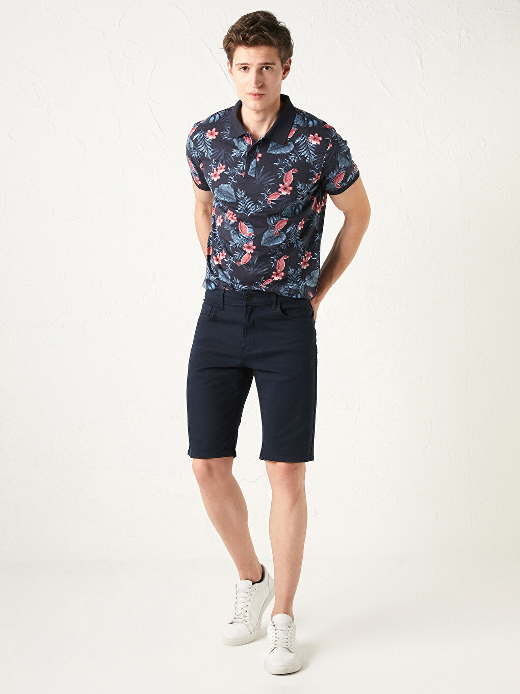 Slim Fit Bermuda Men's Shorts