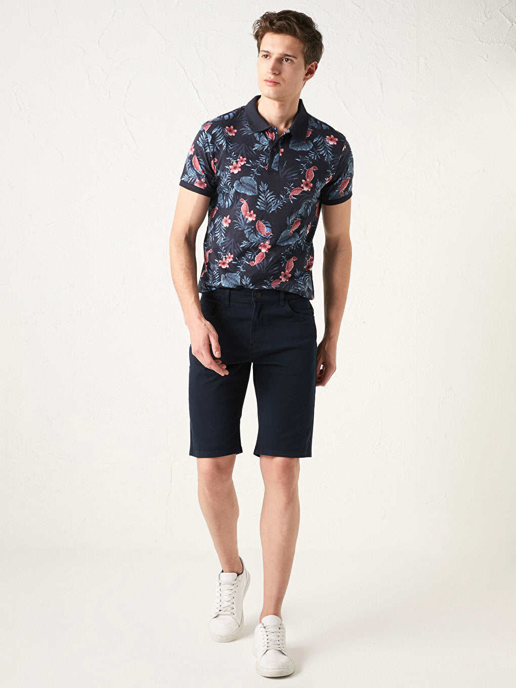 Slim Fit Bermuda Men's Shorts