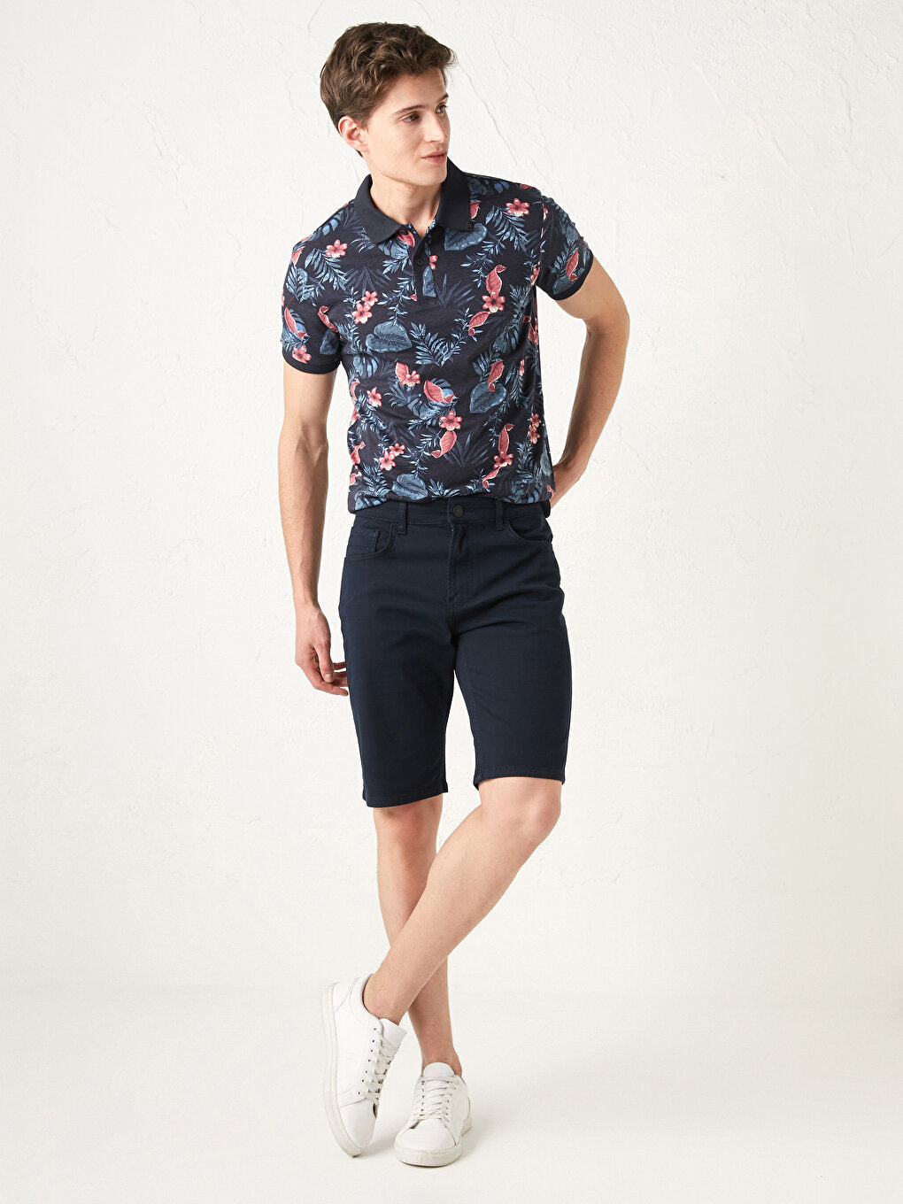 Slim Fit Bermuda Men's Shorts