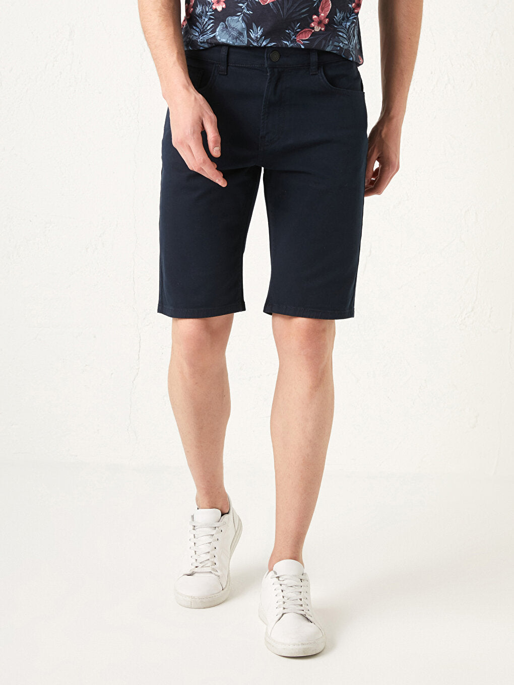 Slim Fit Bermuda Men's Shorts