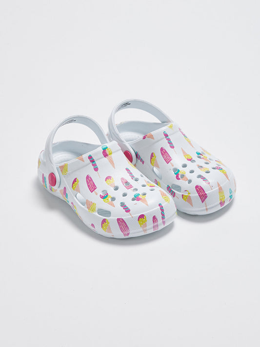 Printed Girls' Beach Sandals