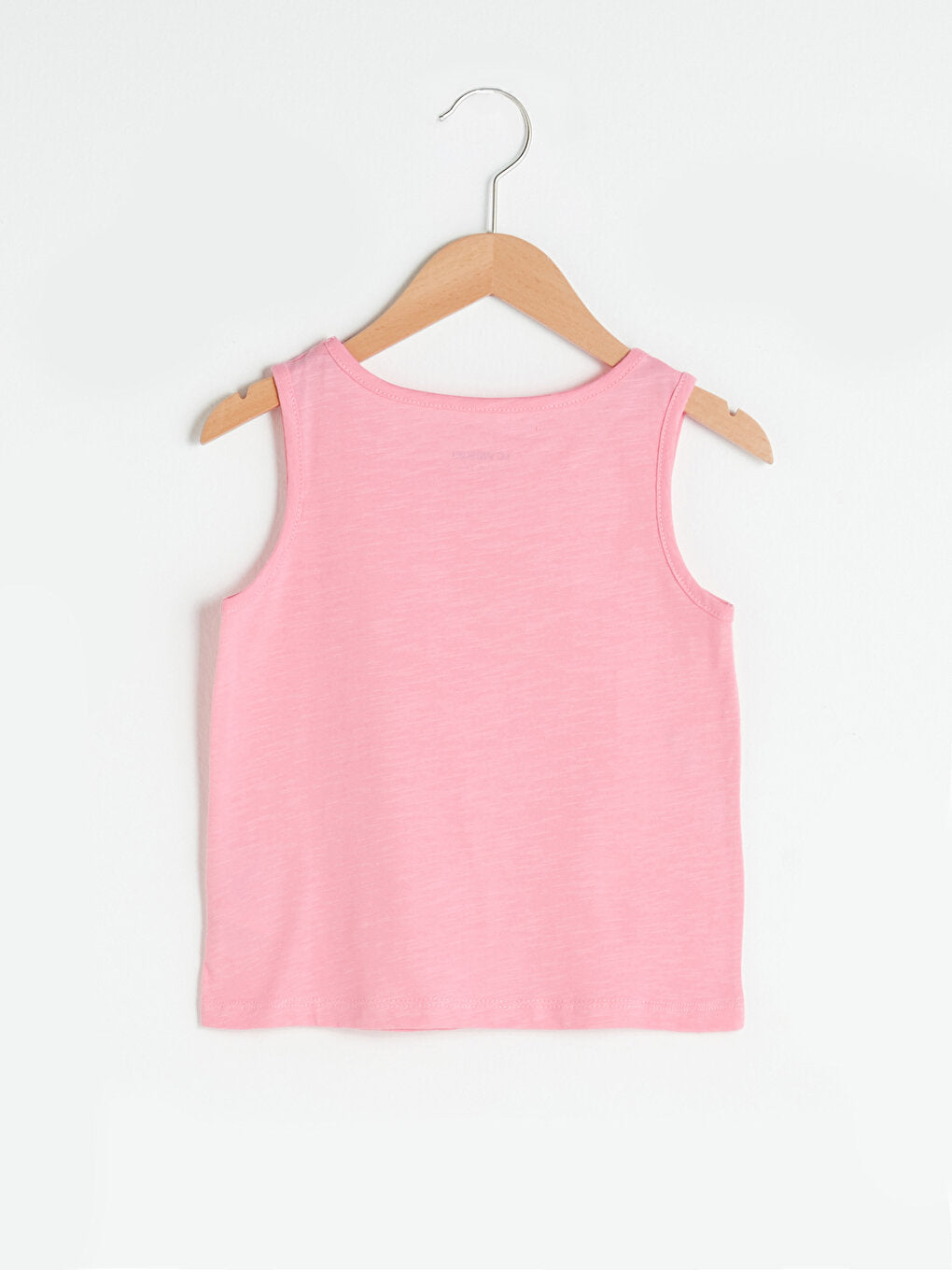 Crew Neck Basic Cotton Girl's Undershirt