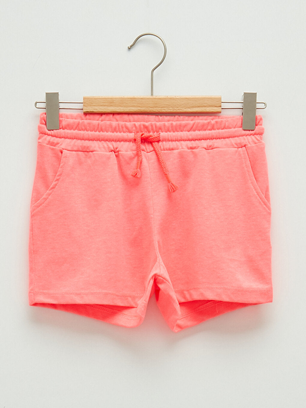 Basic Girls' Shorts with Elastic Waist