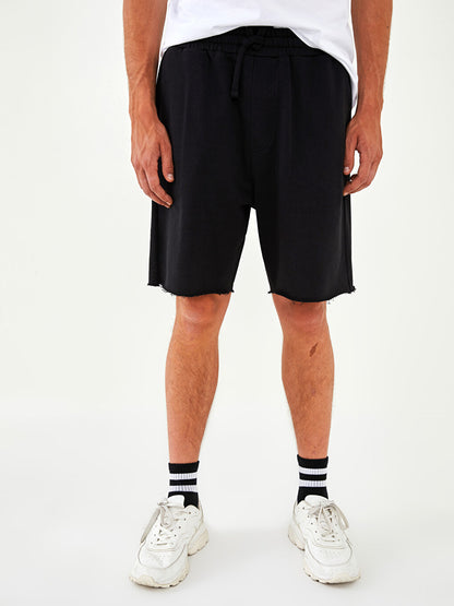 Standard Pattern Knitted Men's Shorts