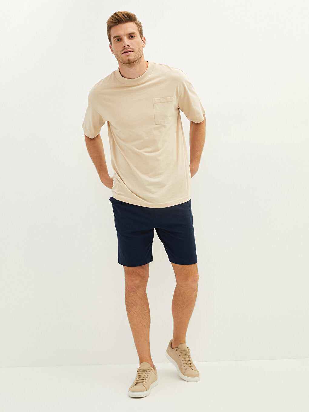 Standard Mold Pique Men's Shorts