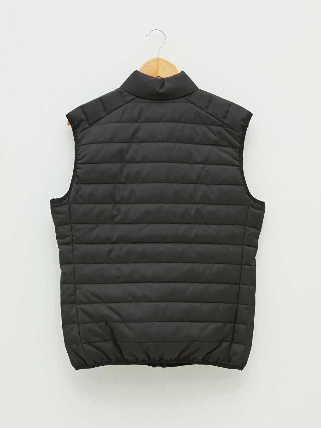 Slim Fit Stand Collar Men's Puffer Vest