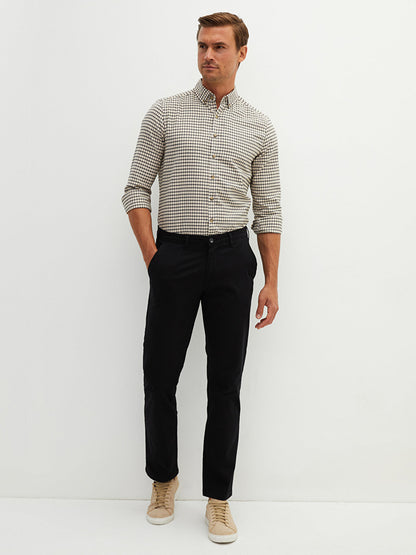 Normal Fit Gabardine Men's Chino Trousers