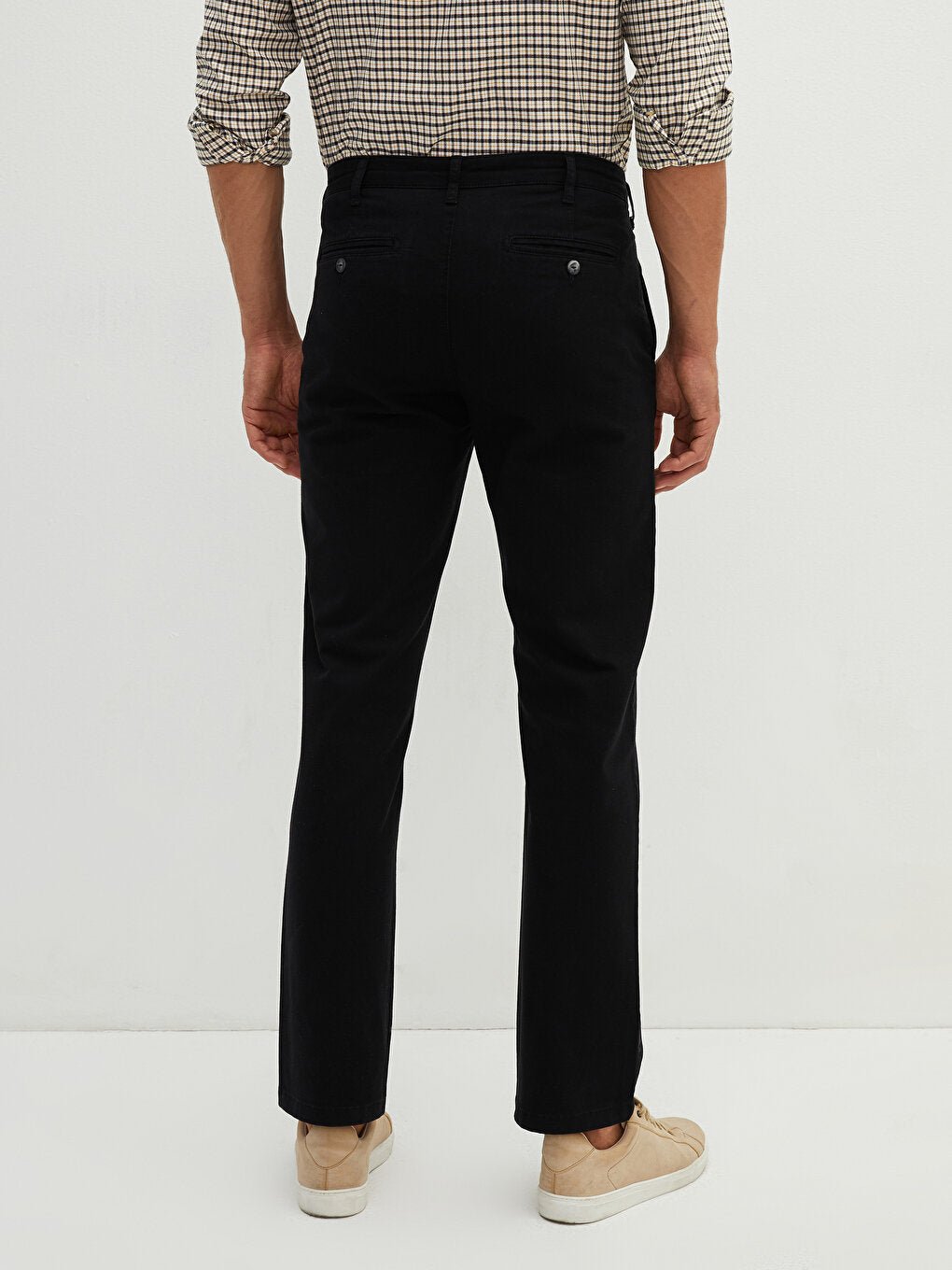 Normal Fit Gabardine Men's Chino Trousers