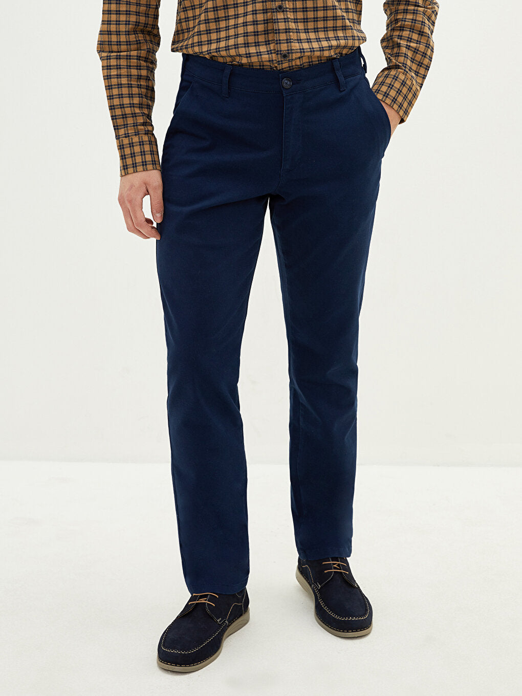 Normal Fit Gabardine Men's Chino Trousers