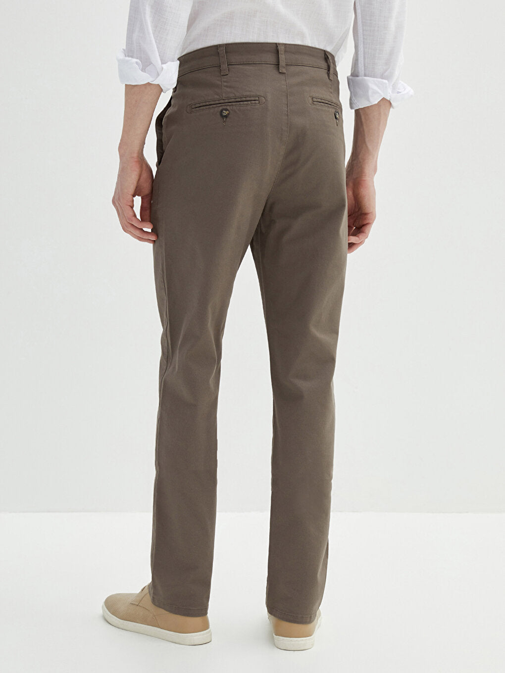 Normal Fit Gabardine Men's Chino Trousers