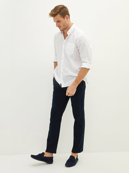 Normal Fit Gabardine Men's Chino Trousers