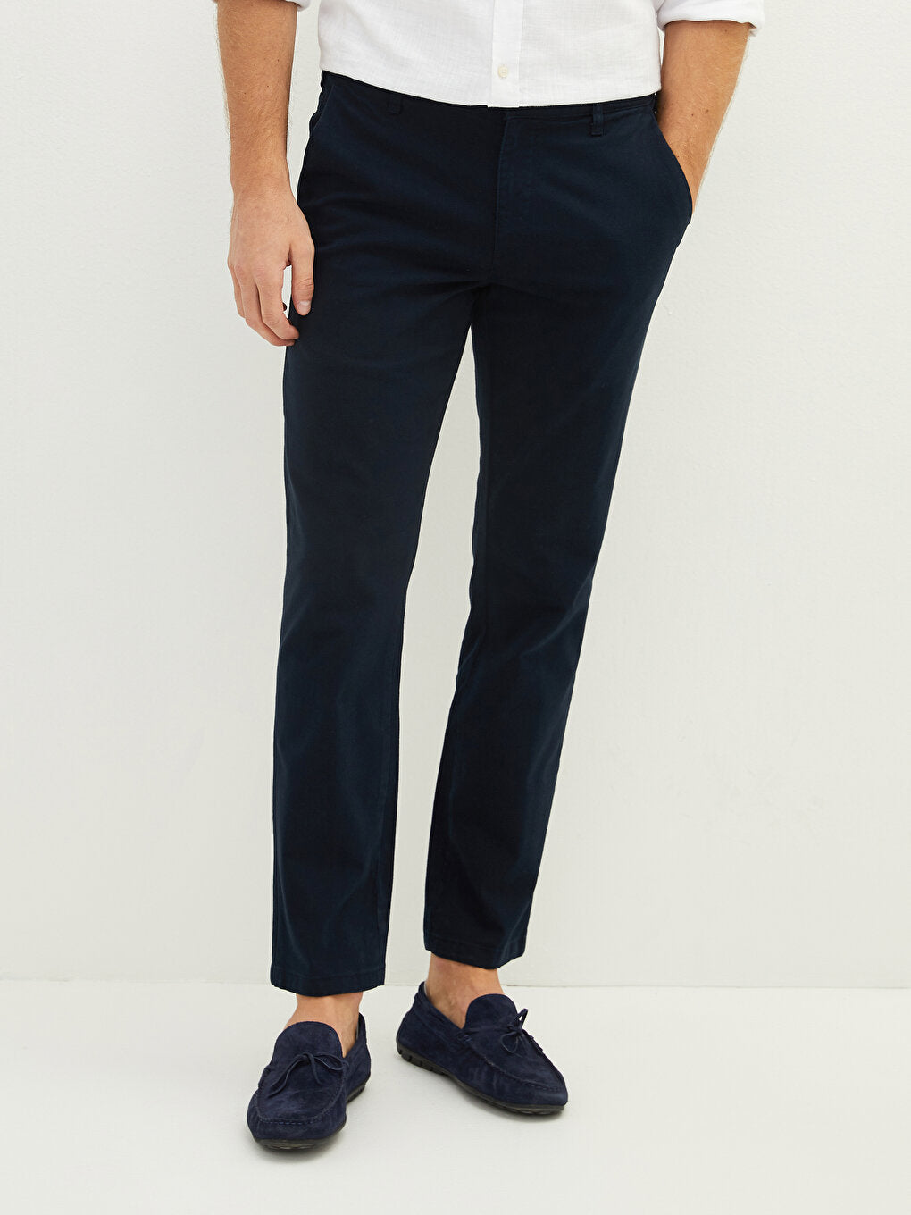 Normal Fit Gabardine Men's Chino Trousers