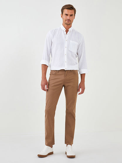 Standard Mold Gabardine Men's Chino Trousers