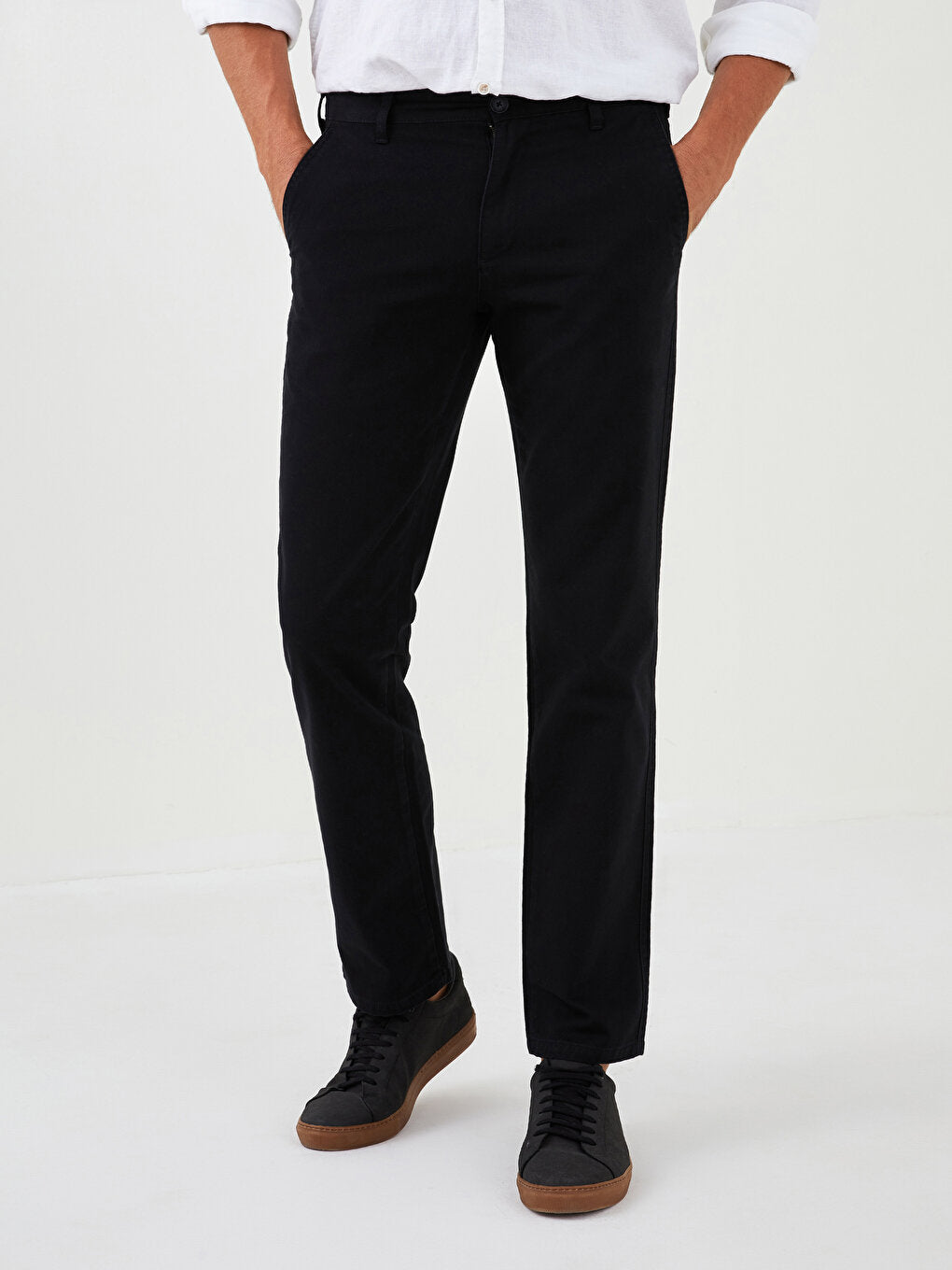 Wide Fit Men's Chino Trousers